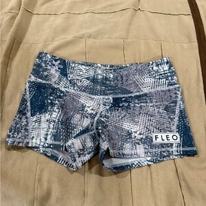 Fleo Gray Patterned Women Shorts